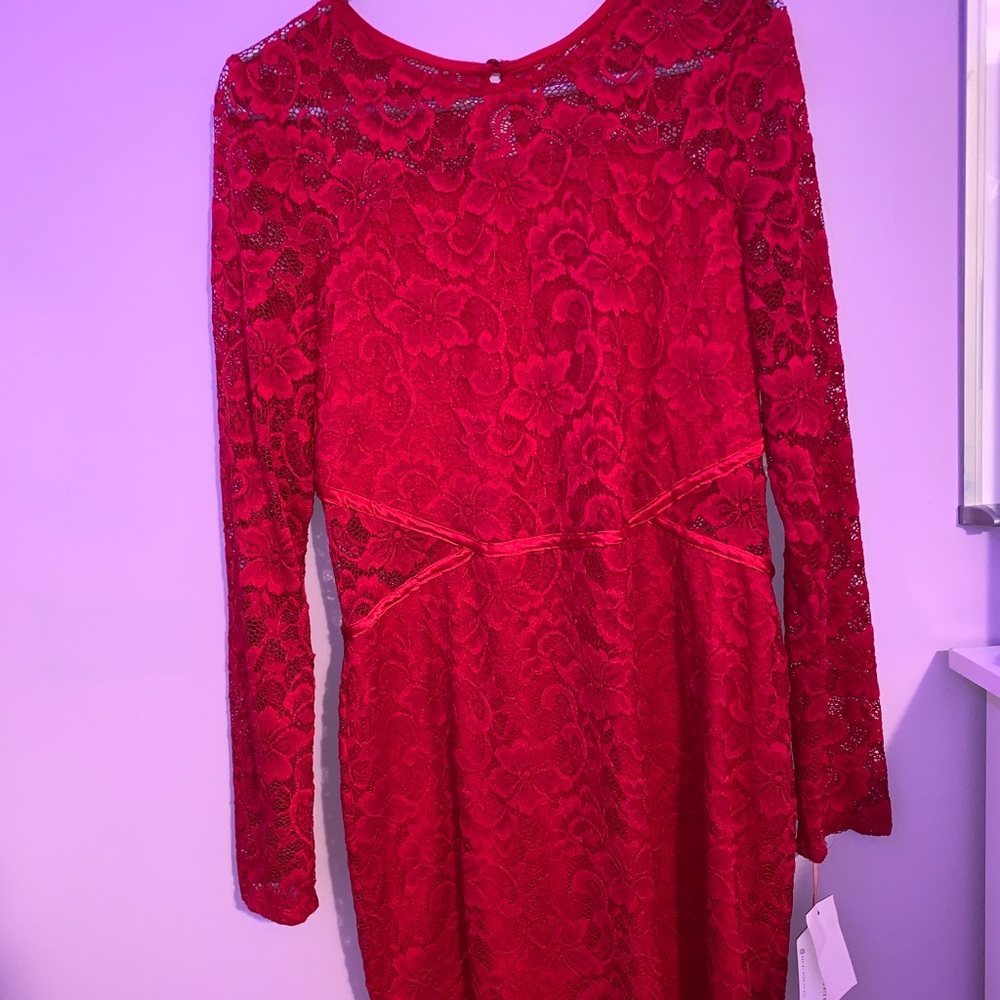 Kohl’s Red Lace Dress